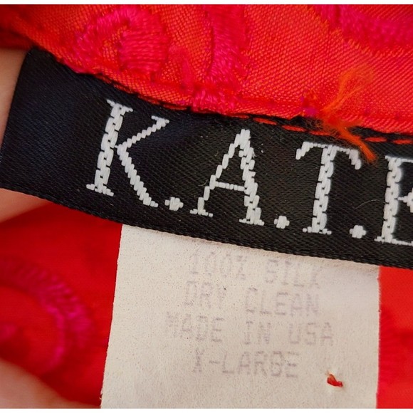 K.A.T.E. for Concept Clothing 3 Piece Silk Womens Outfit Embroidered Size XL - Picture 14 of 16